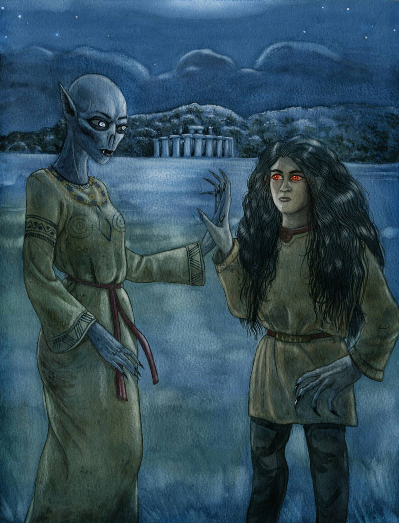 Bog mother and Winter King by Odomi2