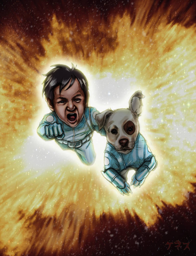 Kozmo and Rerun fan art by KennyGordon