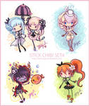 Stick Chibis Set 4 by StarMasayume