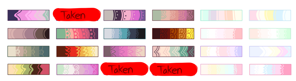  Mlp  Color  Palette  Adopts OPEN MORE COLORS  ADDED by 