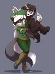 Frapter and Fleur the skunk part 2 by nancher