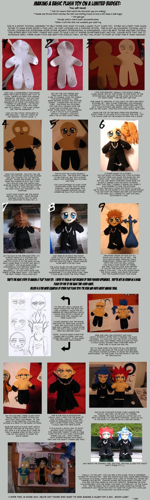 Basic Plush Toy Tutorial by KeyshaKitty