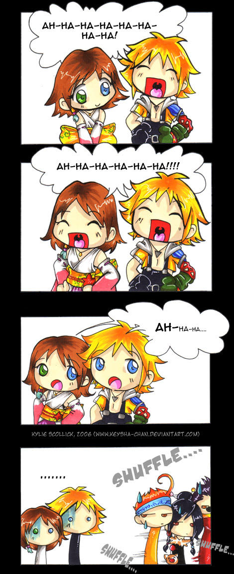 The Laughing Game - FFX comic by KeyshaKitty