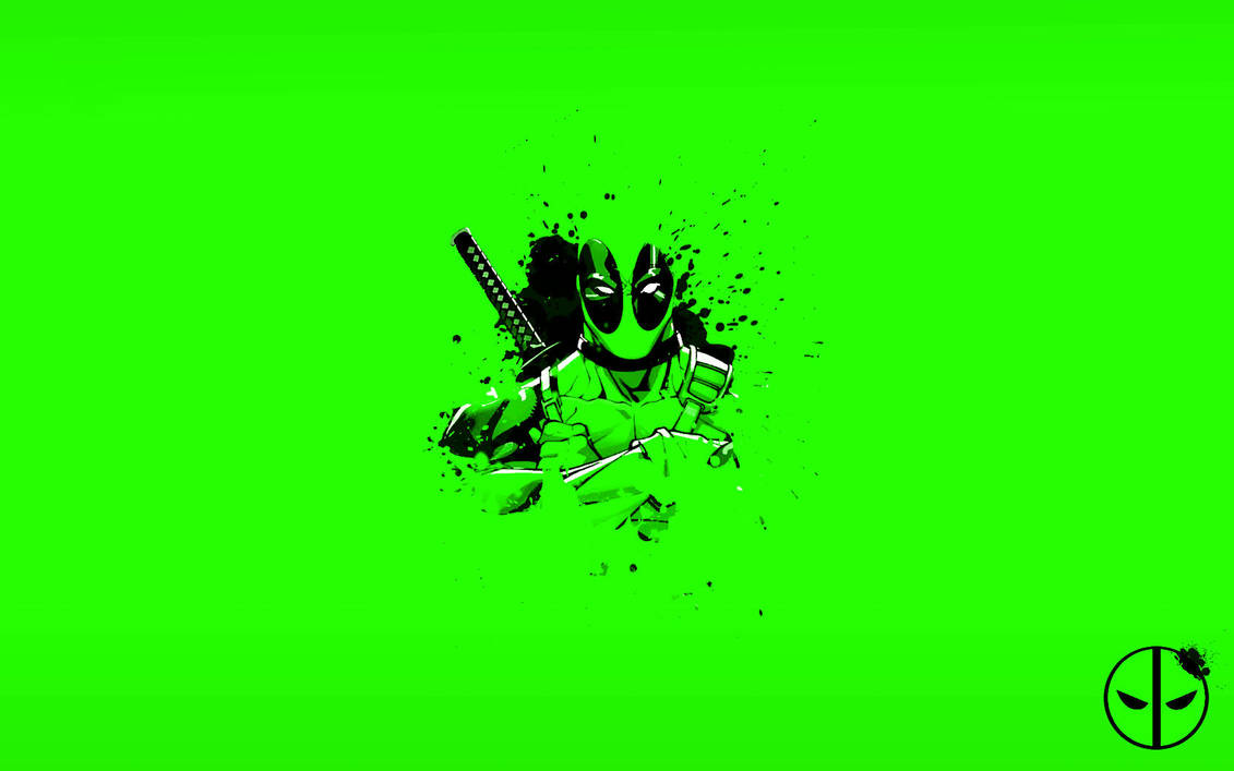 Deadpool Wallpaper Green By Dermik On Deviantart