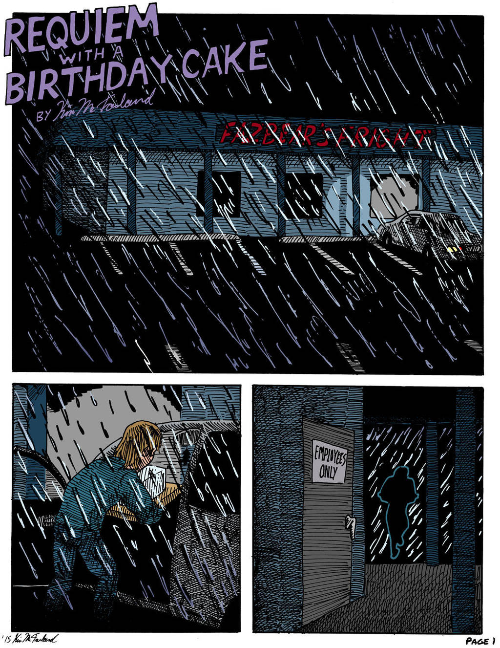 FNAF: Requiem with a Birthday Cake, page 1 by Negaduck9