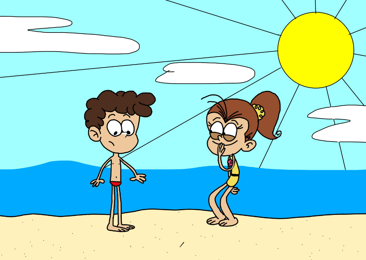 Benny and Luan on the Beach by TeagBrohman15 on DeviantArt