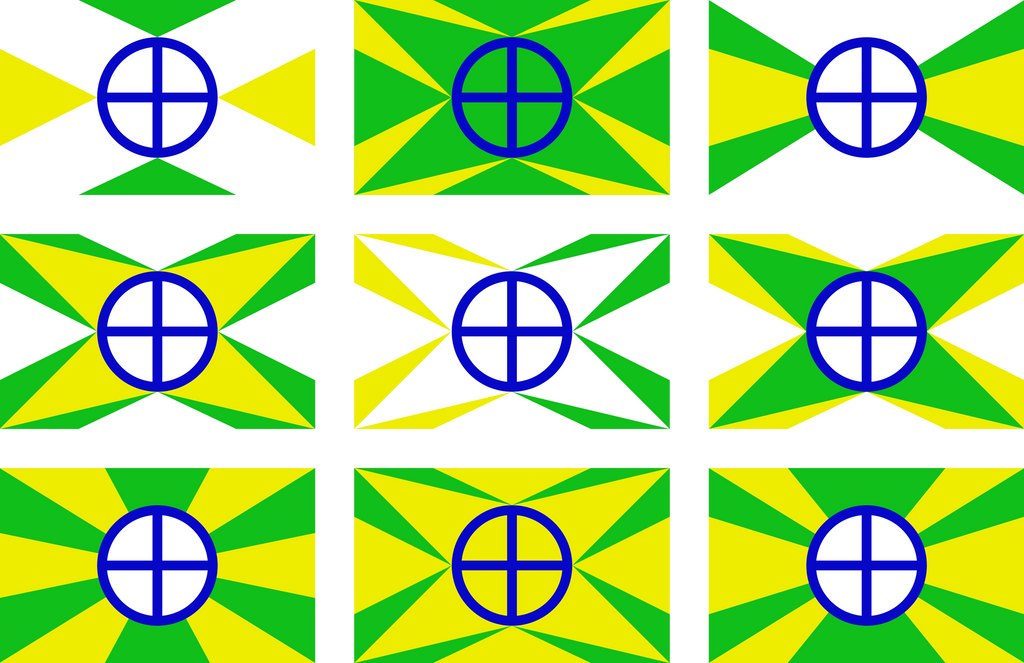 Flag of the Terrestric Republic: Drafts, Part 1 by RandomGuy32