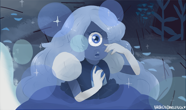 I redraw the cutest scene from the episode "The awnser" of Steven Universe