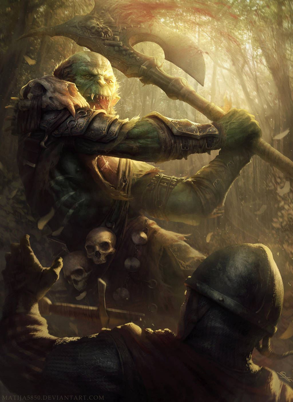 Orc warlord by Matija5850