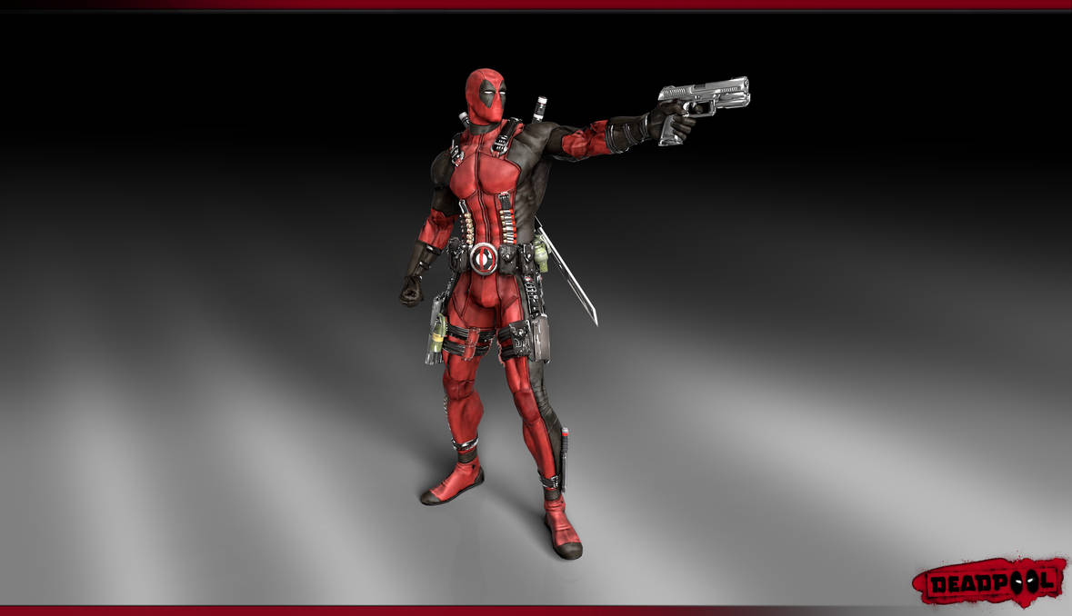 Deadpool Render Wallpaper By Arrow 4 U On Deviantart