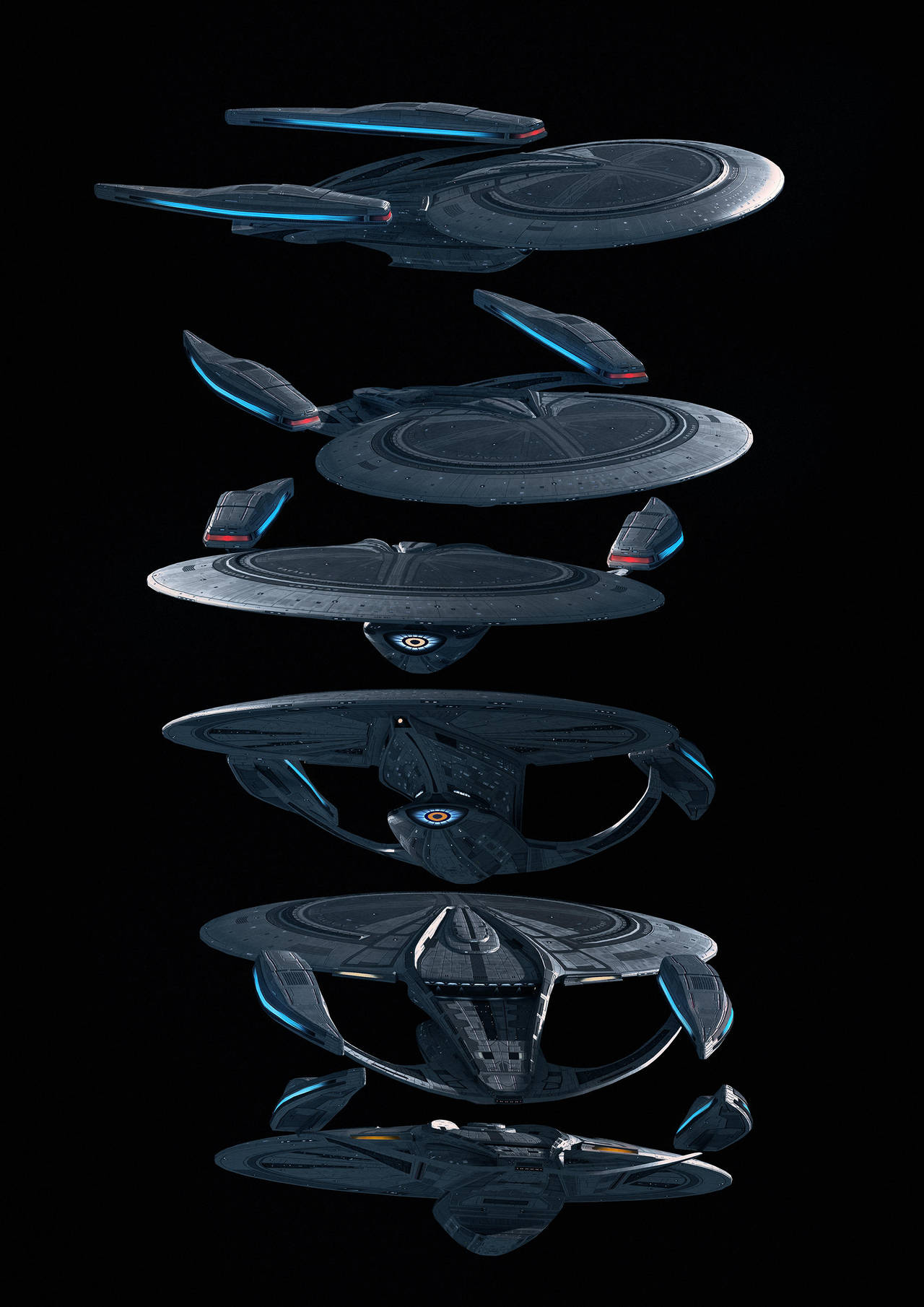 Phase 2 galaxy class dreadnought by fastleppard