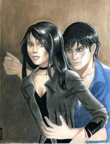 Rashel and Quinn by lallychan