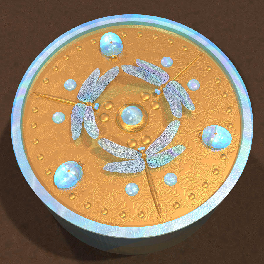 Opalite and Gold by parrotdolphin