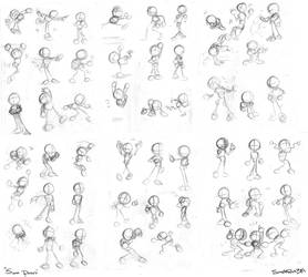 'Sonic' Poses Refrence by Gigi-D