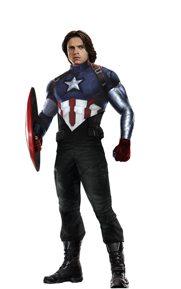 Bucky Barnes Captain America - Transparent by SavageComics on DeviantArt