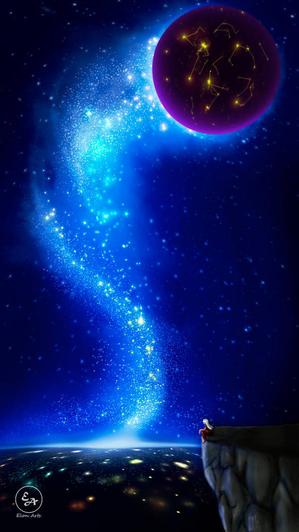 Wallpaper HD celular galaxy and planet by Elon13 on DeviantArt