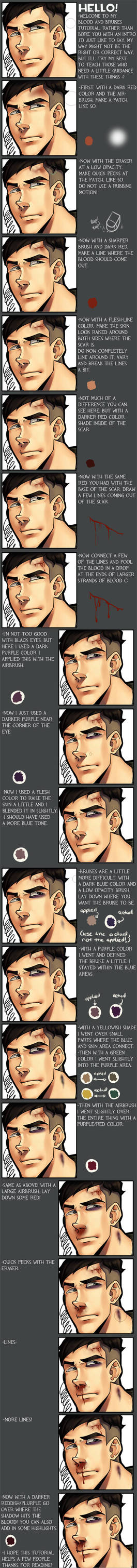 Blood and Bruises Tutorial by dust-bite