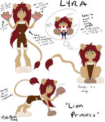 Adventure Time OC: Lyra, the Lion Princess by Aloubell