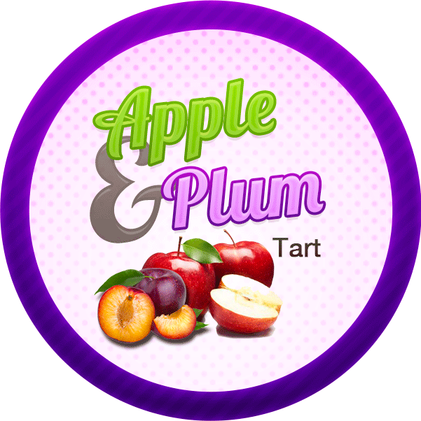 Swingin Apple Plum Tart by Echilon