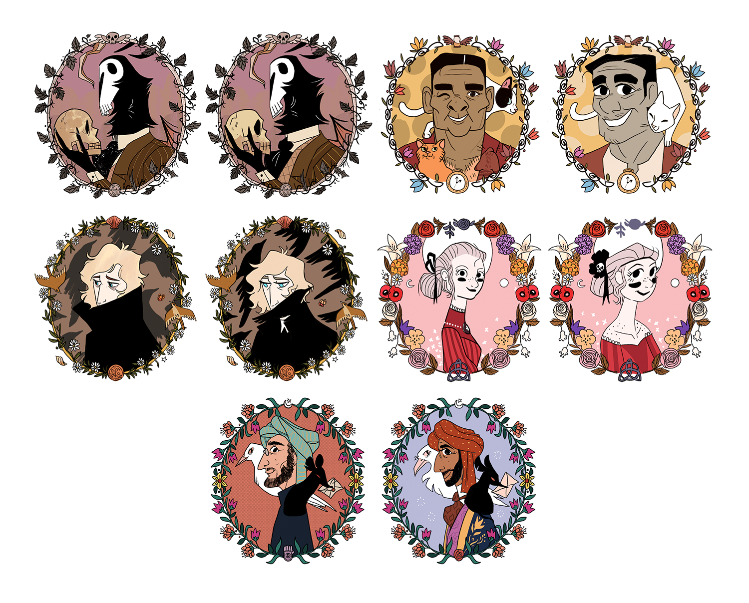 Updated TWiDI Cast Portraits by reimena