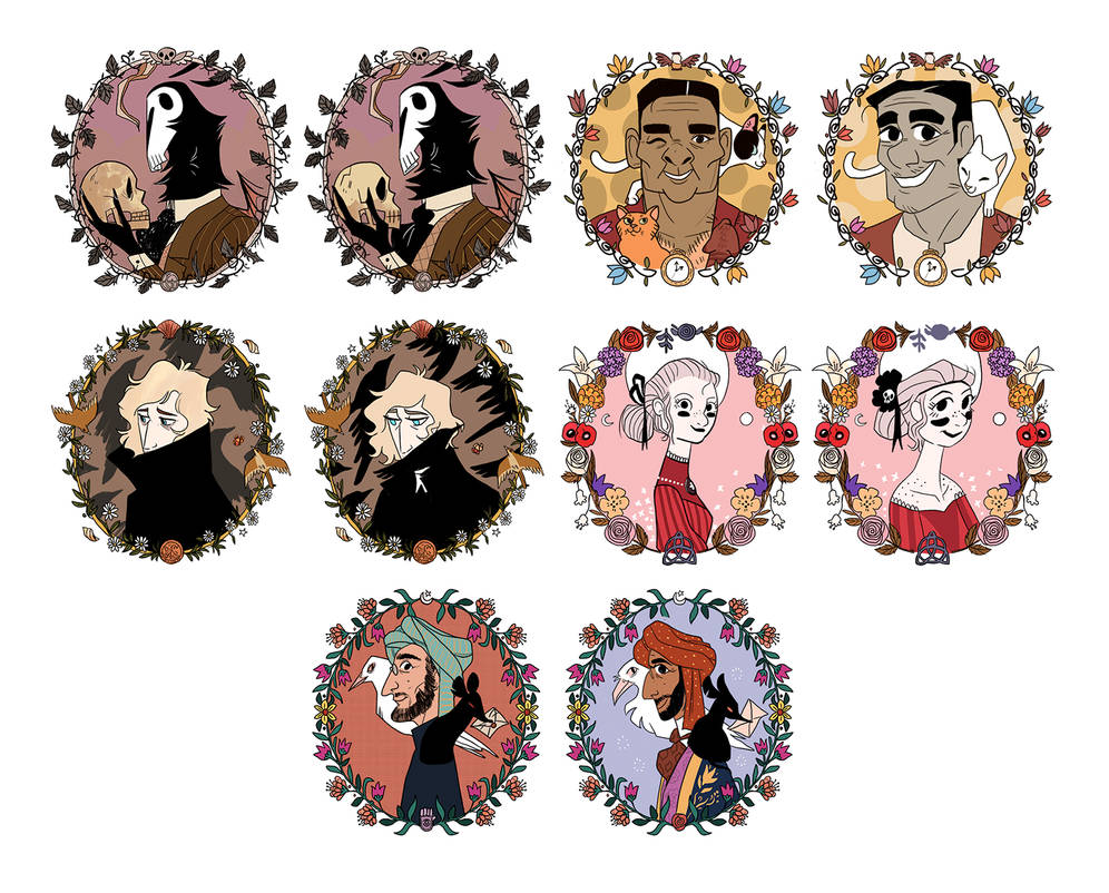 Updated TWiDI Cast Portraits by reimena