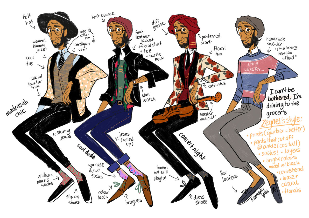 OC Fashion Guide: Zeynel by reimena