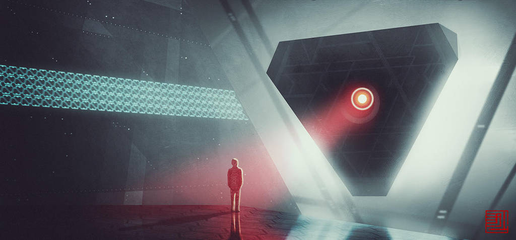 Facing the Digital God by Julian-Faylona