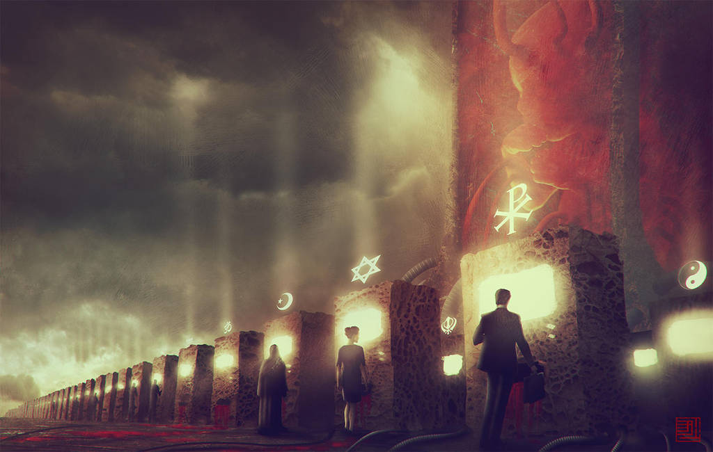 The God Machine by Julian-Faylona