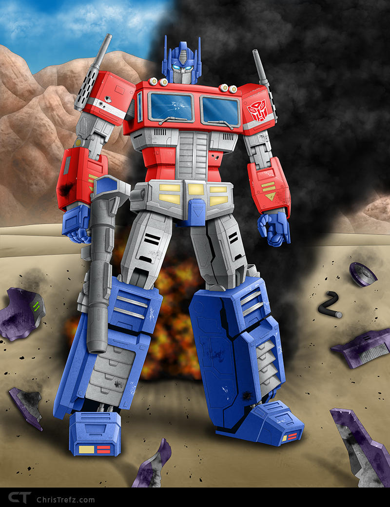 Optimus Prime by chris-illustrator