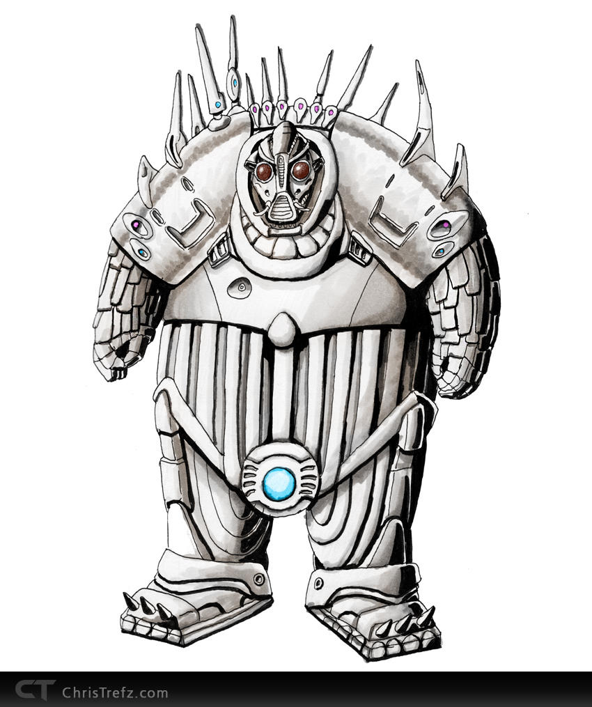 Mondoshawan Sketch by chris-illustrator