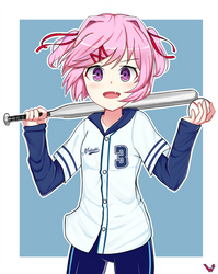 Natsuki - DDLC by Yukoharis