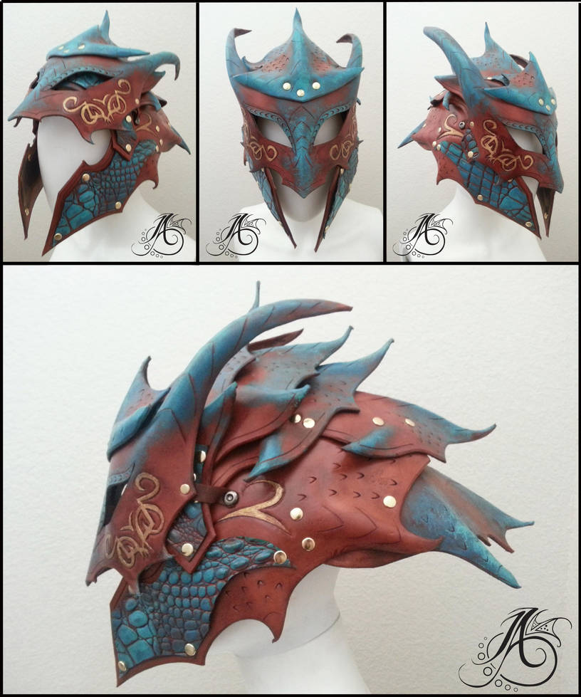 Dragon Helmet by JAFantasyArt