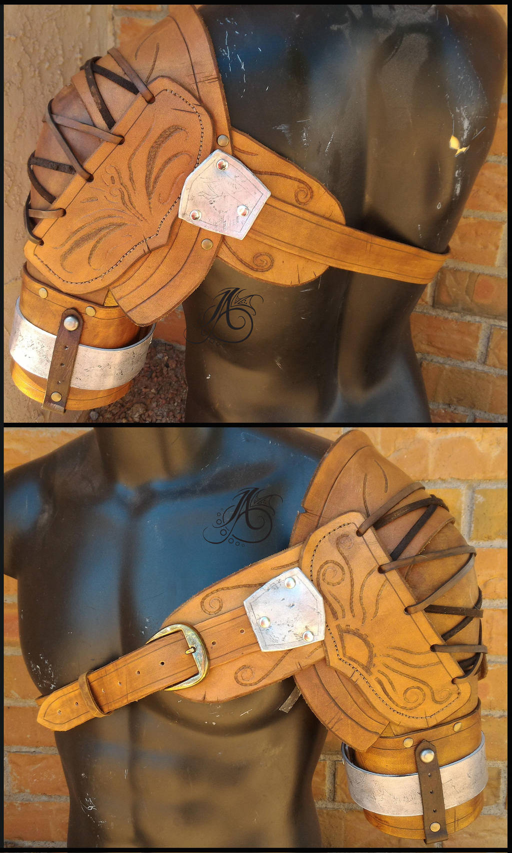 Iron Bull Shoulder Armor by JAFantasyArt