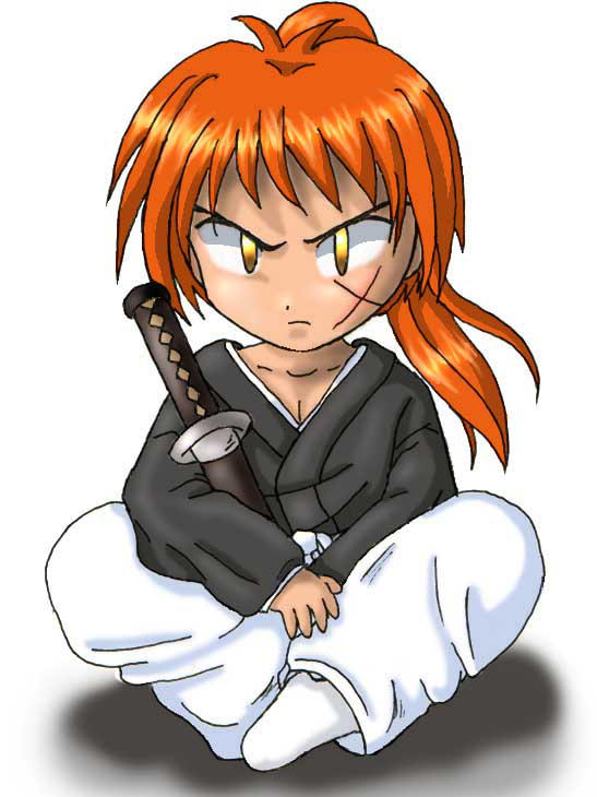 Chibi Battousai by amako-chan