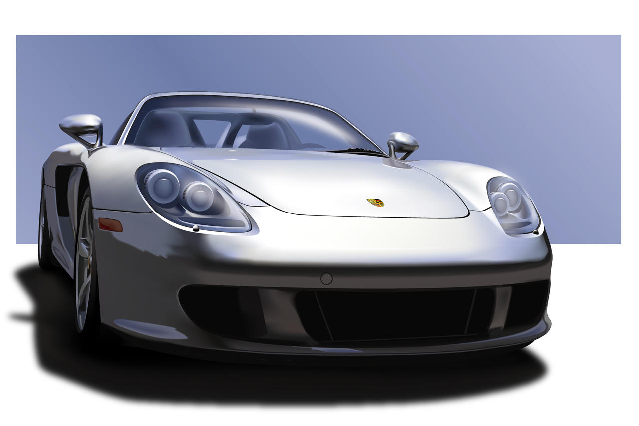 Porsche Carrera GT Vector by lxmcc