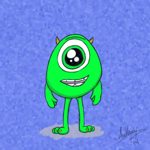 baby mike wazowski by