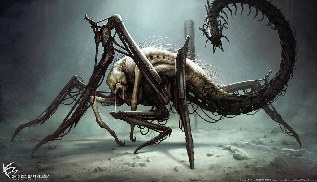 The Maze Runner - Griever Concept Art by KENBARTHELMEY