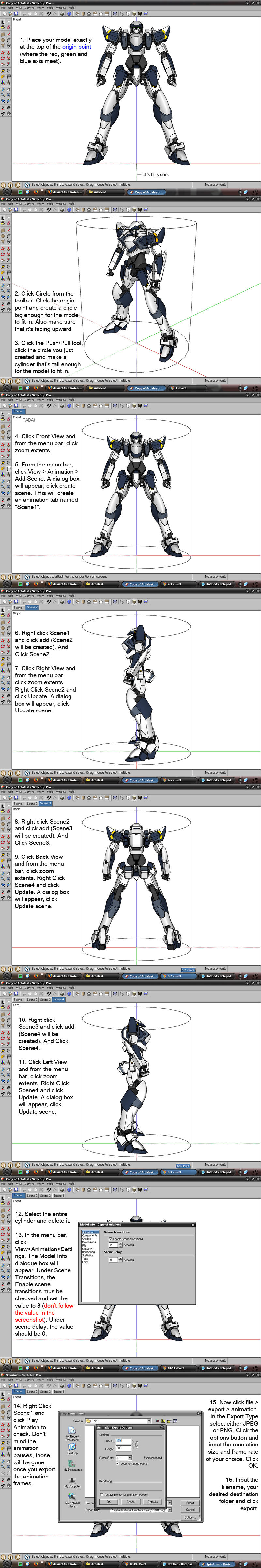 360 Anim. Frames in SketchUp by Illsteir