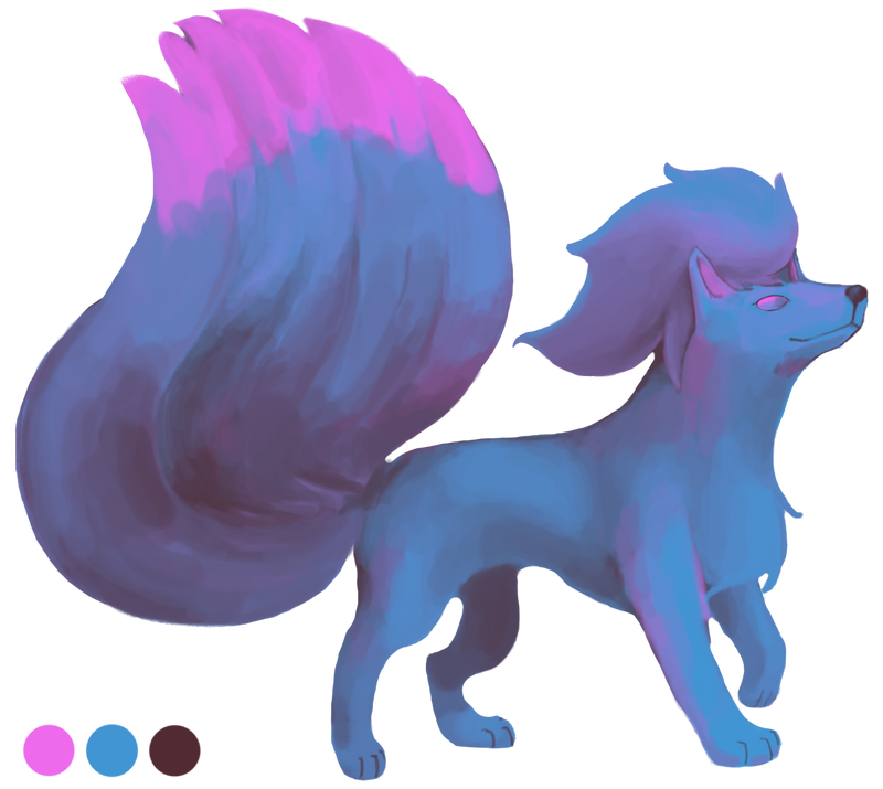 Three-Color Ninetales by Quanyails