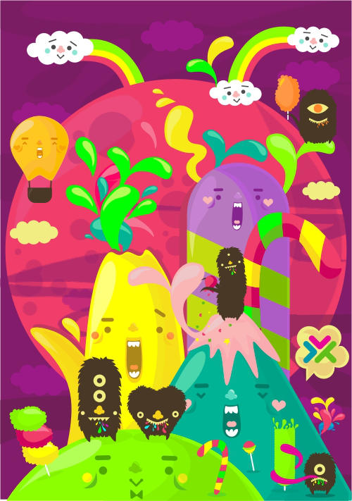 night at candyland by loveshugah