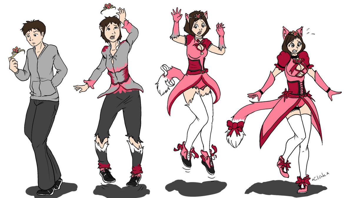 The colorful magical girl recreuitment drive by Halfwing