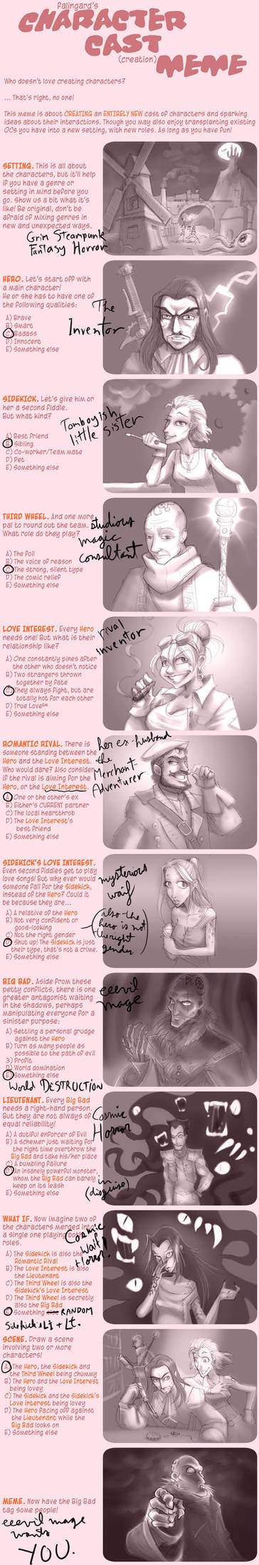 Character Cast Meme - filled by falingard