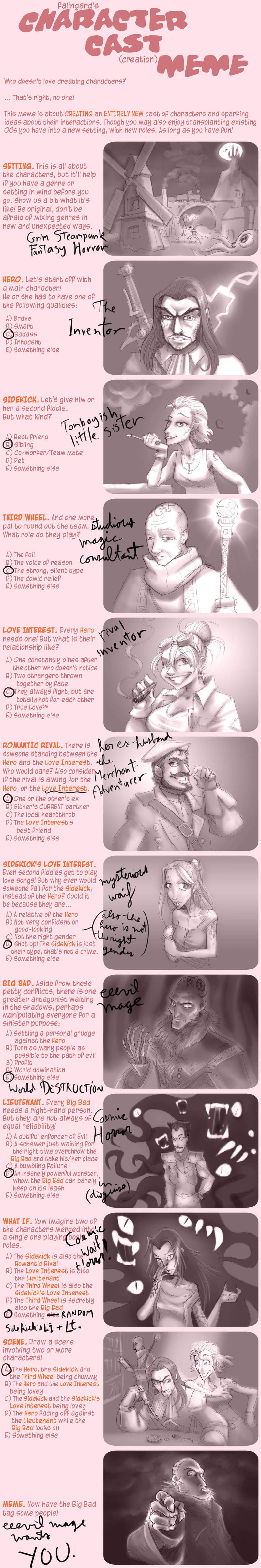 Character Cast Meme - filled by falingard