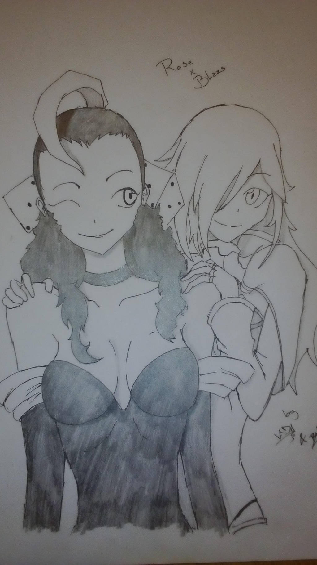 Rose x Blazs (FanArt for Genzoman) by BlazsVector