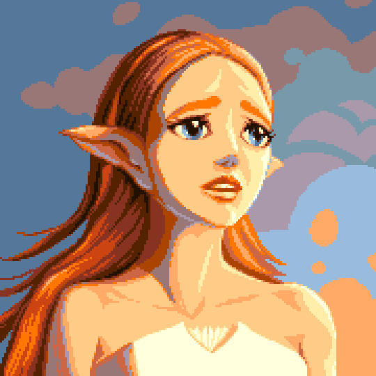 Pixelart - Princess Zelda by jokov