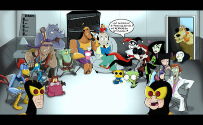 Henchmen Group Therapy with Dr. Katz by xeternalflamebryx