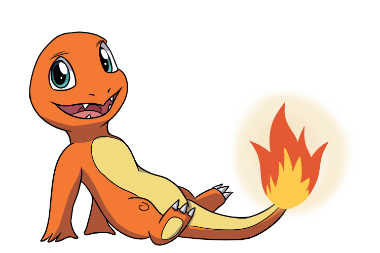 Chillin Charmander ClassicColors by Ashidaru