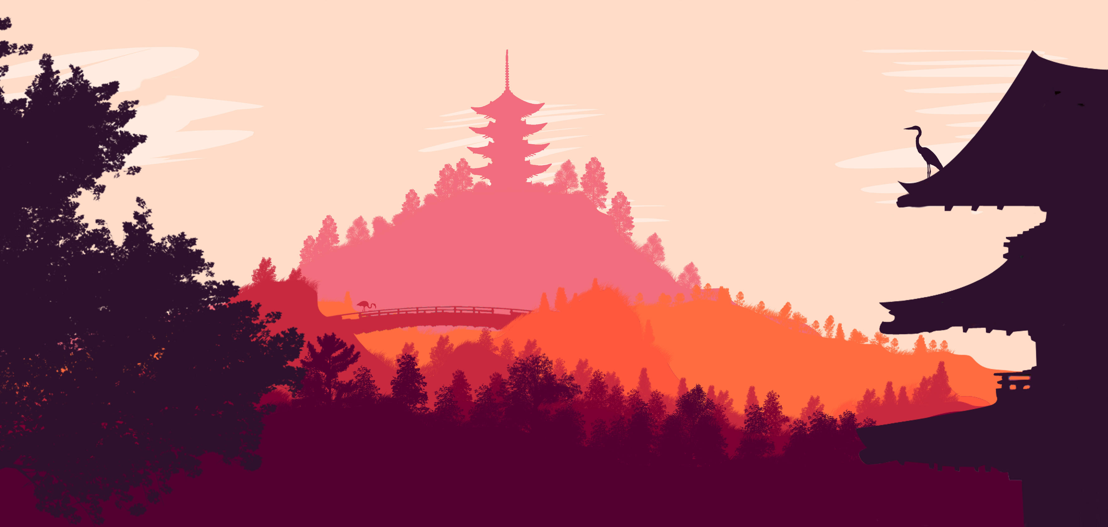 Japanese Landscape by Finnfanfoodle