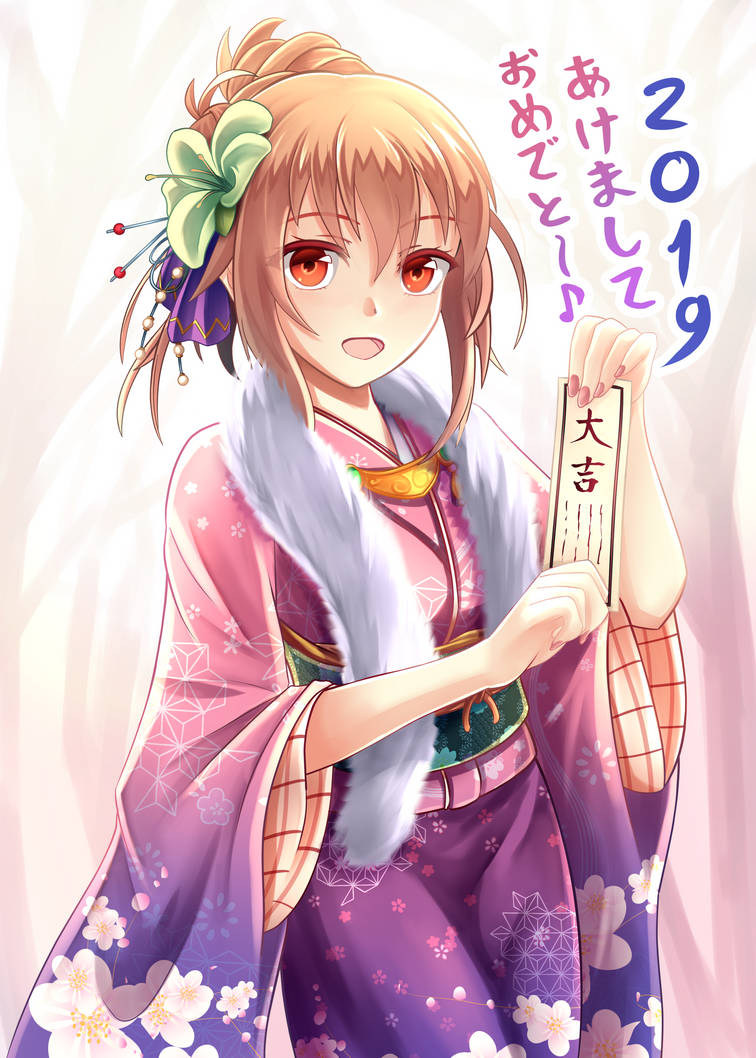 Happy New Year 2019 Fina By Ryo Suzuki On Deviantart