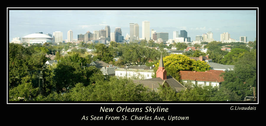 New Orleans Skyline by Kicks02